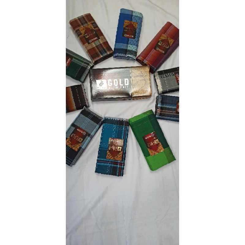 sarung mangga gold kombinasi