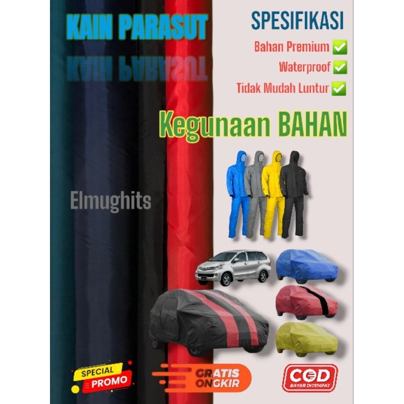 Kain Parasit/Kain Waterproof/Kain Murah