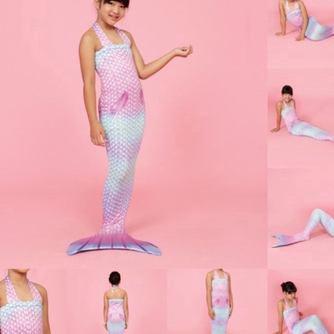 Pilihan Mermaid baju duyung pelangi baju renang model kostum putri duyung anak