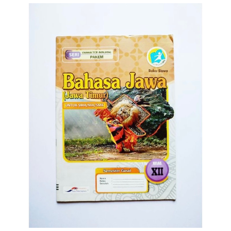 Buku LKS Bahasa Jawa Timur SMA / MA Kelas 10, 11, 12 (Minimal Pembelian 5 pcs)