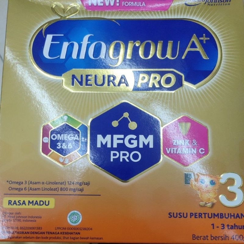 

enfagtow 3 madu vanila 400gr