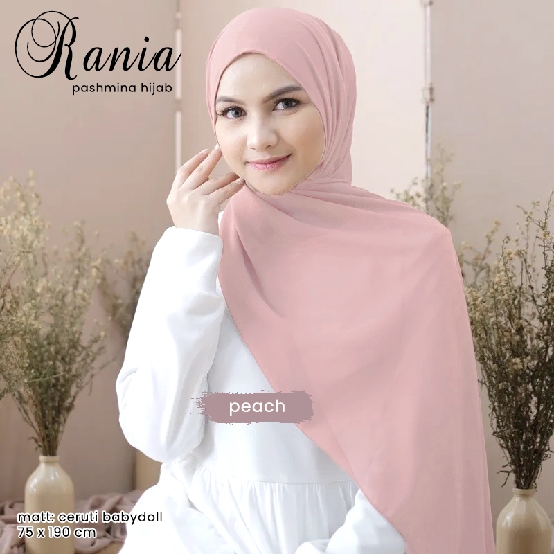 Hijab Pashmina Ceruti / Jilbab Pashmina Ceruti / Kerudung Pashmina Ceruti