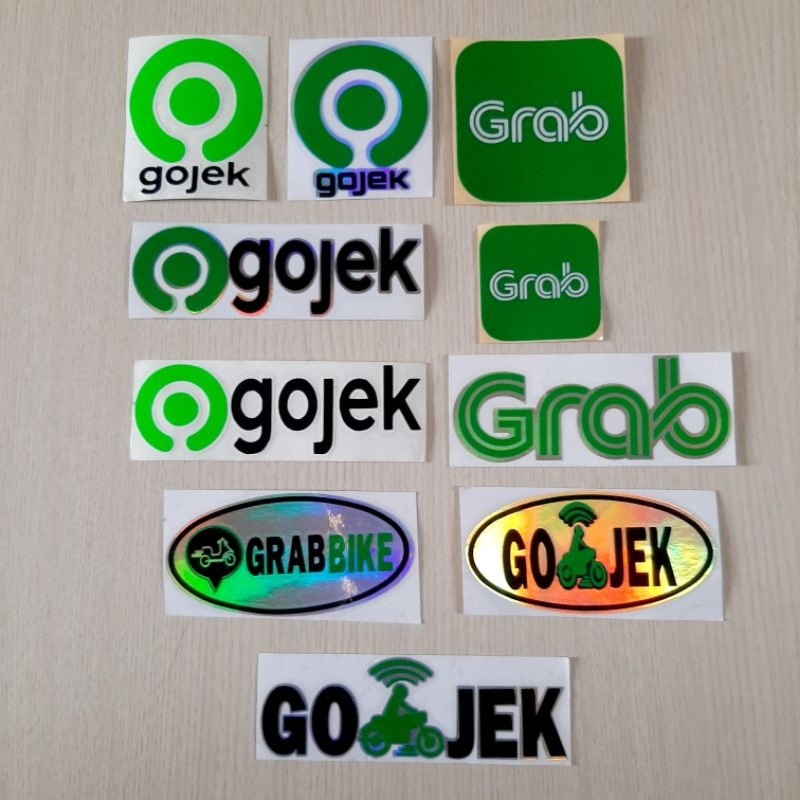 

STIKER CUTTING TUMPUK GOJEK,GRAB ukuran kecil