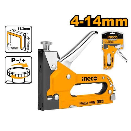 

HSG14018 PAKU STAPLES HEKTER GUN TACKER TEMBAK MANUAL HEAVY DUTY INGCO Staple gun
