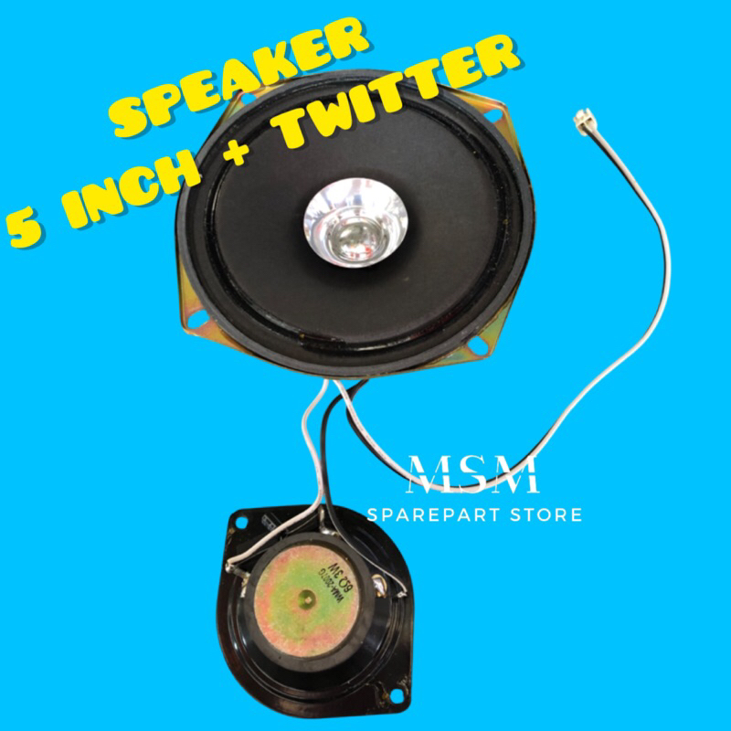 SPEAKER 5 INCH + TWITTER