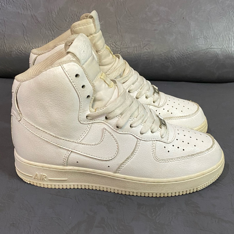 sz41 Nike Air Force 1 High White Sepatu Used Second