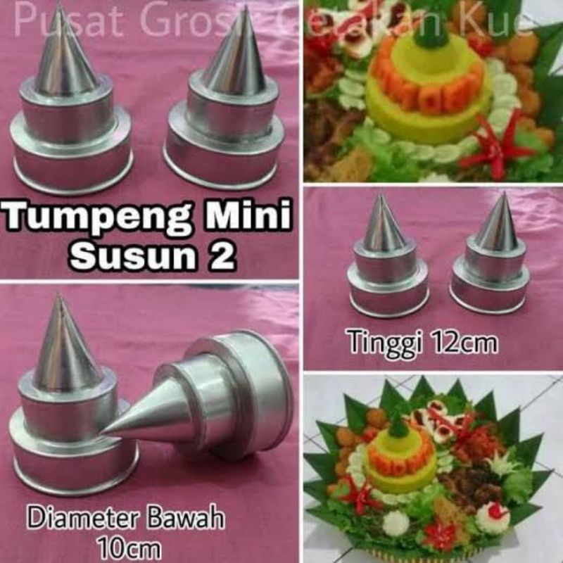 LOYANG CETAKAN TUMPENG MINI / CETAKAN TUMPENG NASI KUNING.