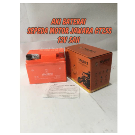 AKI KERING/AKI MOTOR GTZ5S JAWARA 12V/5AH AKI SEPEDA MOTOR
