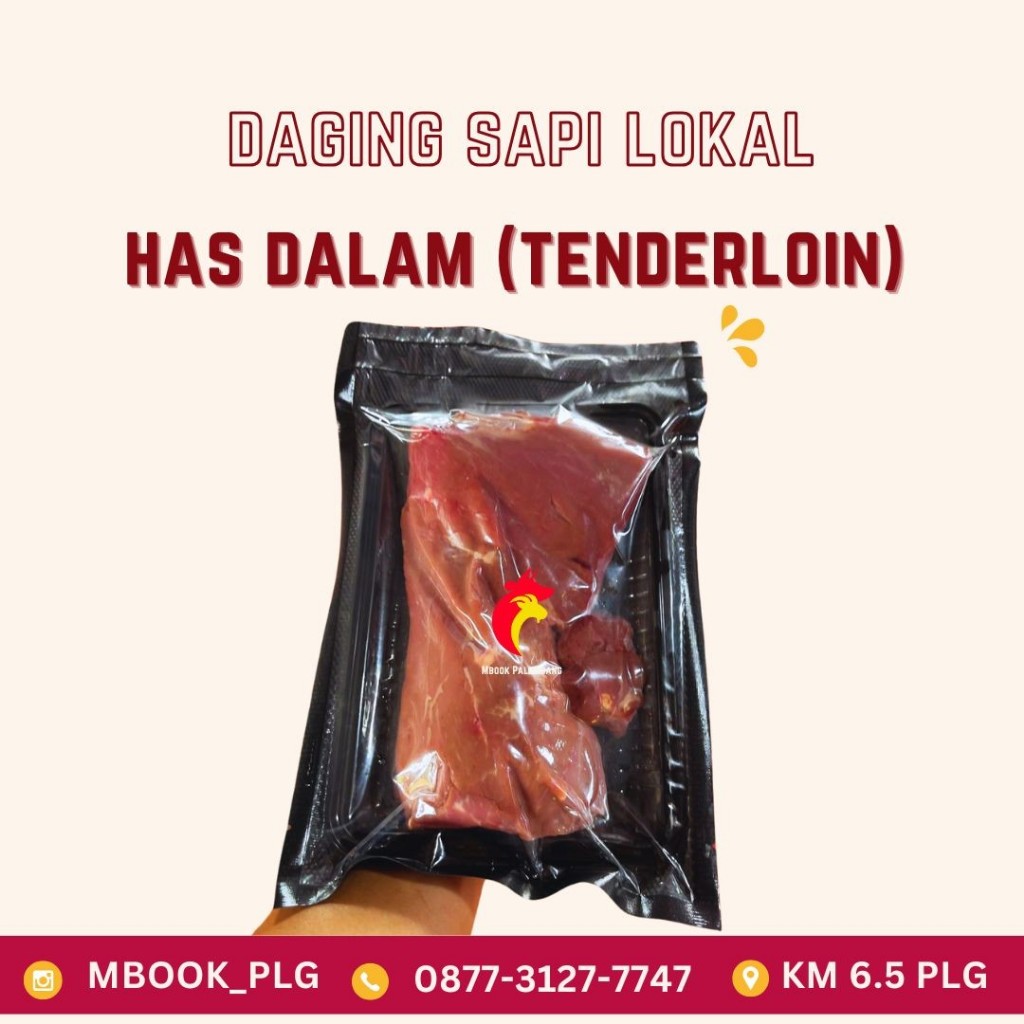 

Daging Sapi Has Dalam (Tenderloin) Mbook