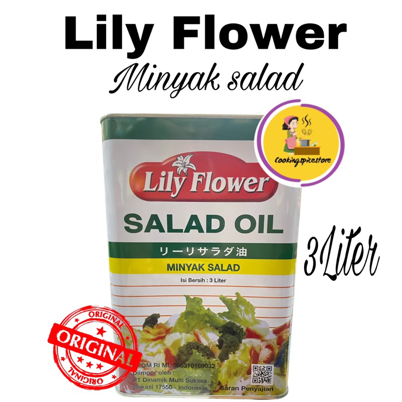 

Salad Oil Lily Flower / Minyak Salad 3Liter
