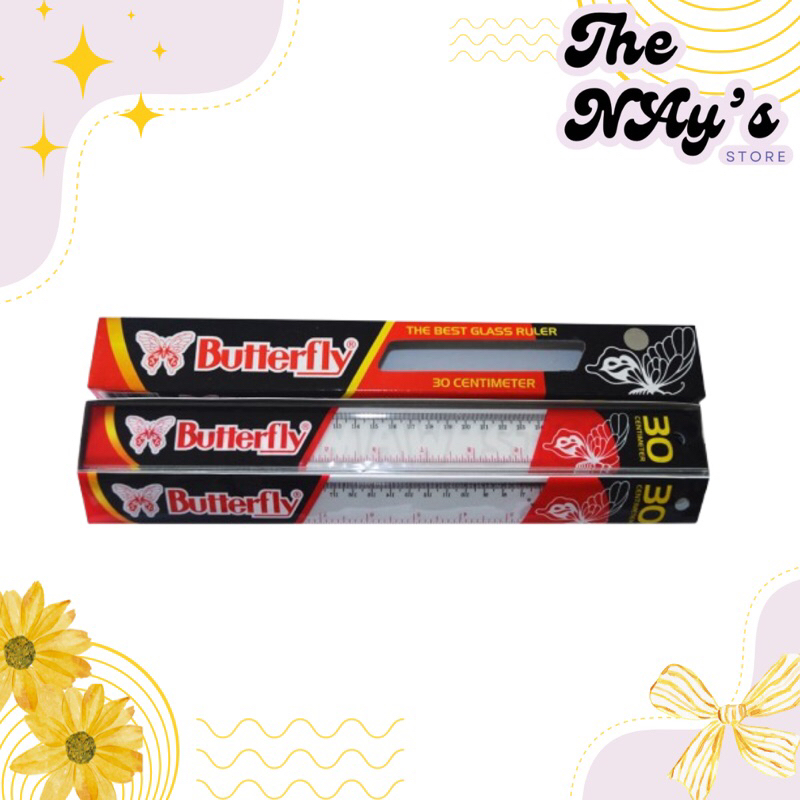 

Penggaris Butterfly 30 cm ORI (Pcs)
