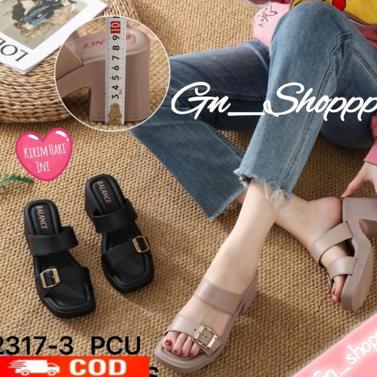 Grosir Istimewa  Sandal Wanita Heels TALI AGNES Balance 23173