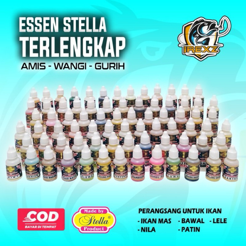 essen stella 30 ML essen stela essen mancing aroma essen ikan mas tombro patin nila esen nila esen i