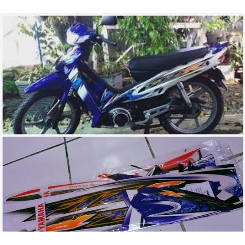 striping fiz r 2005 striping fiz r murah striping fiz r biru putih lis fiz r 2005 polet striping fiz