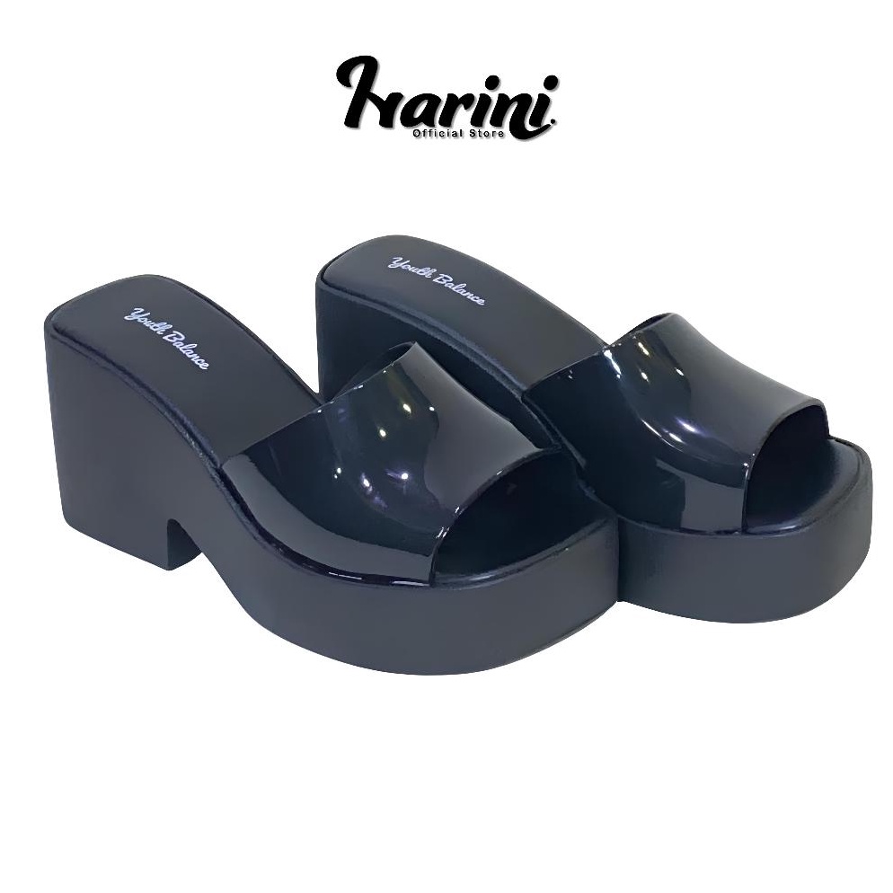 LANGSUNG ATC Sandal Slop Wedges Wanita Balance Sendal Empuk Jelly Bahan Karet Jelly 232A1