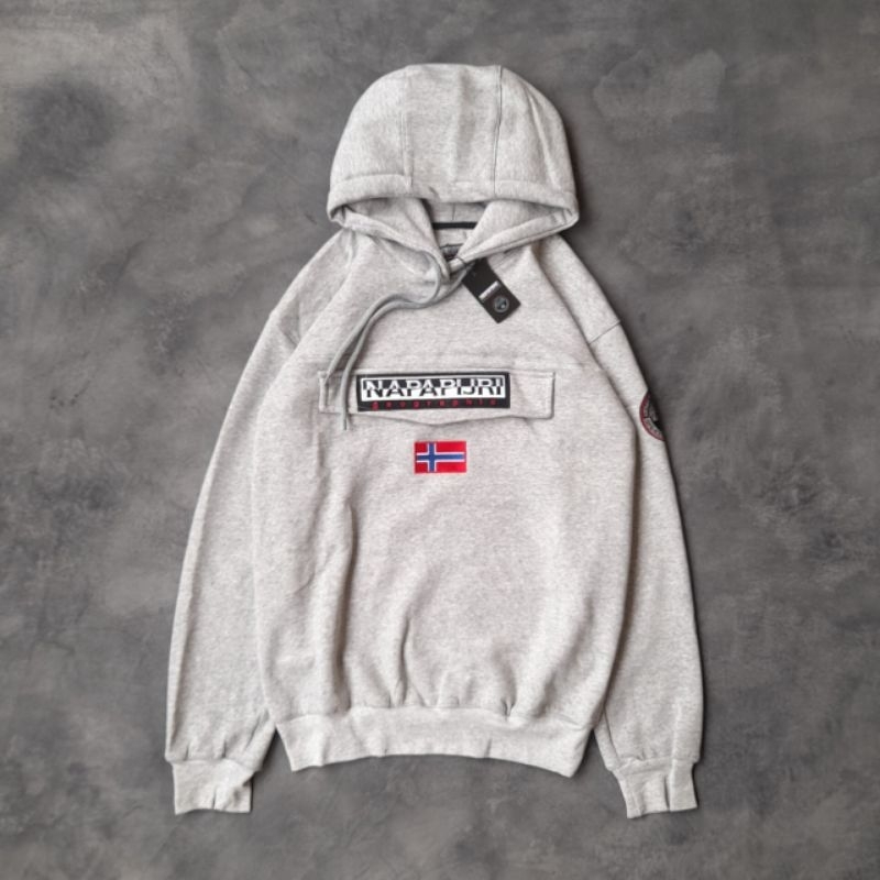 Jaket Hoodie Napapijri Casual Fulltag