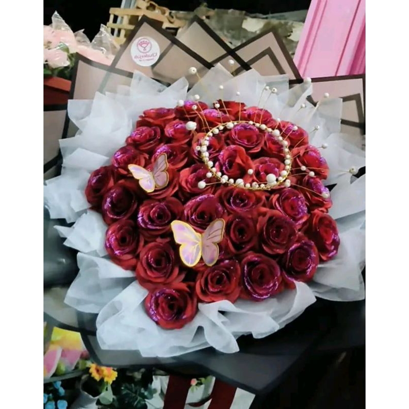 

BUKET BUNGA PITA SATIN//HADIAH ANNIVERSARY//ULANG TAHUN///PERNIKAHAN