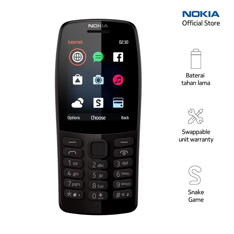 Nokia 210 New Bukan Garansi Tam