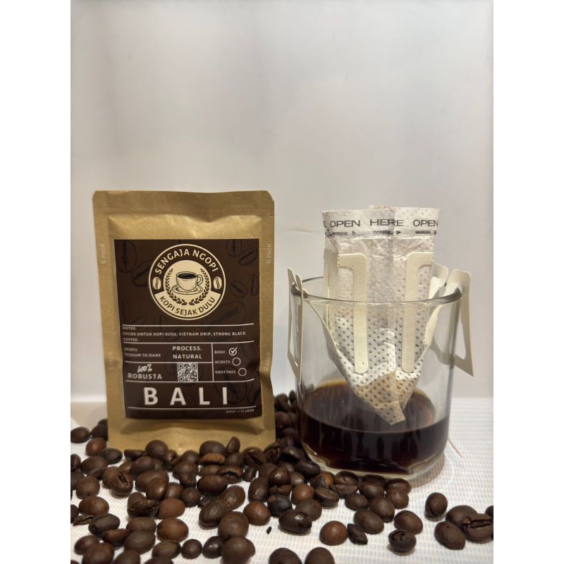 

Sengaja Coffee Drip Bag / Filter Bag: Bali Kintamani - isi 5 Drip Bag