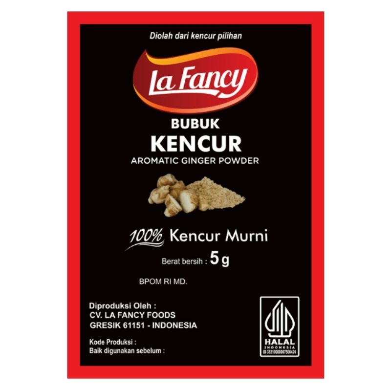 

La Fancy Foods Kencur Bubuk 100% Murni 5gr