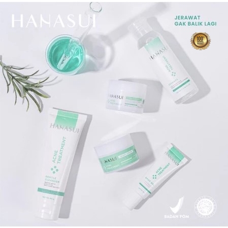 Paket Hanasui Acne Treatmen Lengkap / Hanasui Skincare Pengilang Jerawat Ampuh