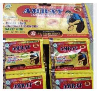 

KP Amrat (Asam Urat) Renceng Original 20 Sachet