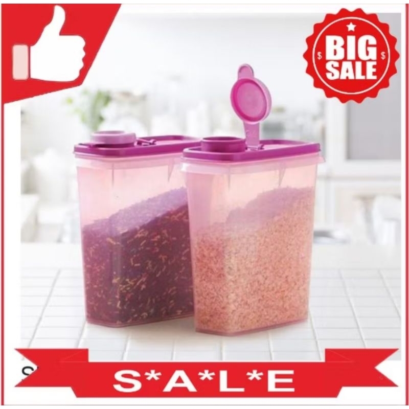 Tupperware Small Crispy Storer 1Pc  ecer satuan tempat cemilan wadah bumbu dapur compact canister to