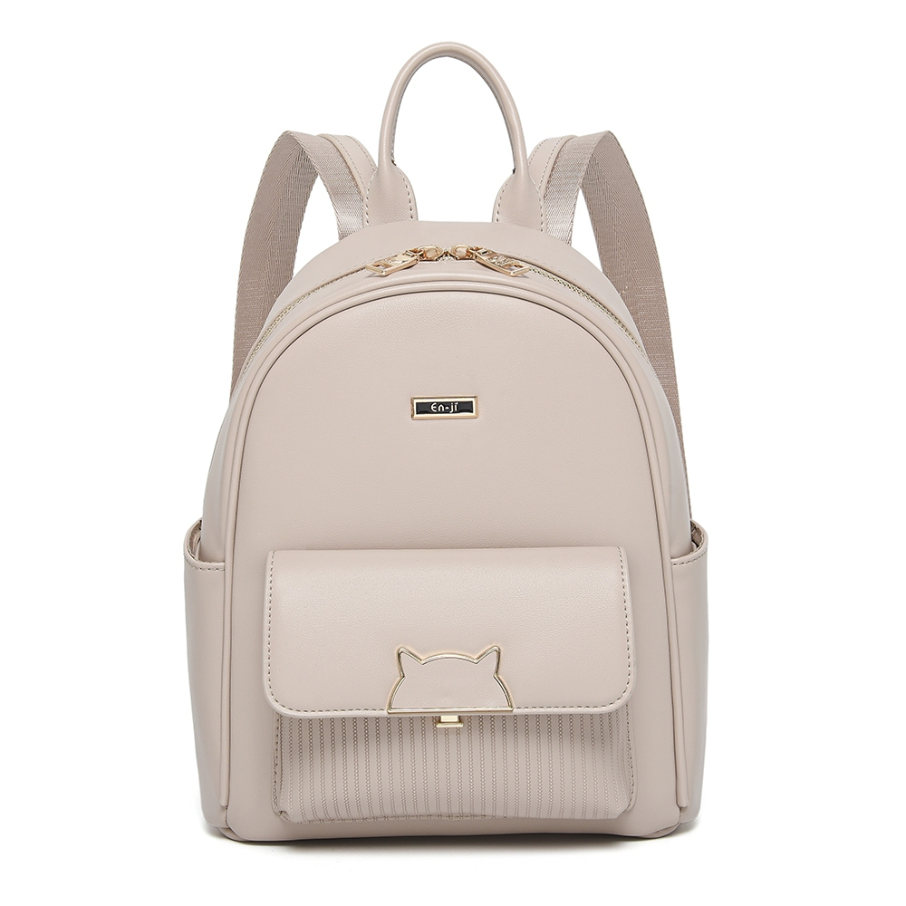 En-ji - Tas Ransel Wanita Wonhan Backpack - Cream