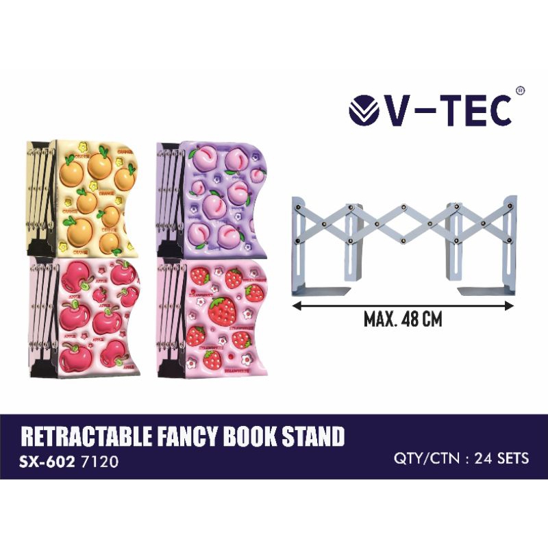 

V-TEC Retractable Standbook Fancy SX-602 7120