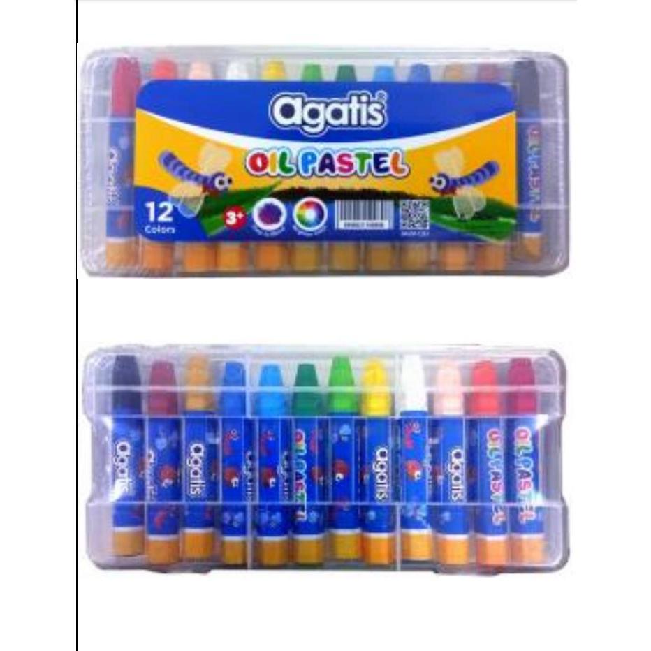 

crayon agatis 12 warna PT asaba ( economis) by staedler oil pastel hexagonal