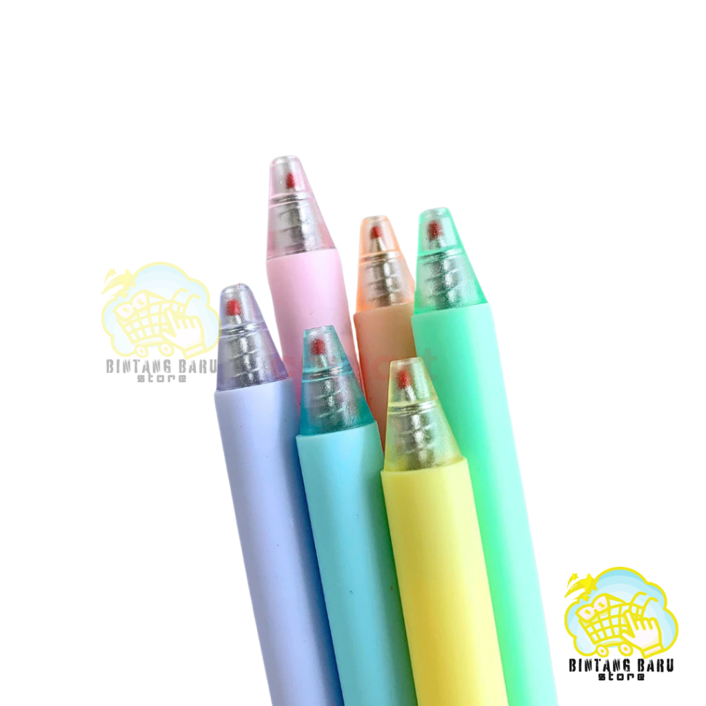 

D3W! [HARGA 1 LUSIN] BENEFIT GP-809 - PULPEN GEL PASTEL'O 0.5mm