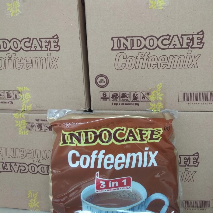 

Indocafe Coffeemix 1 Dus isi 500pcs Kopi Instan Ginseng Korea - Gula