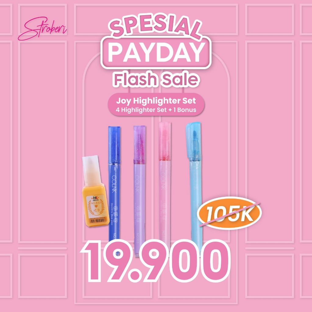 

Stroberi Special Payday Sale : Highlighter Glitter Set