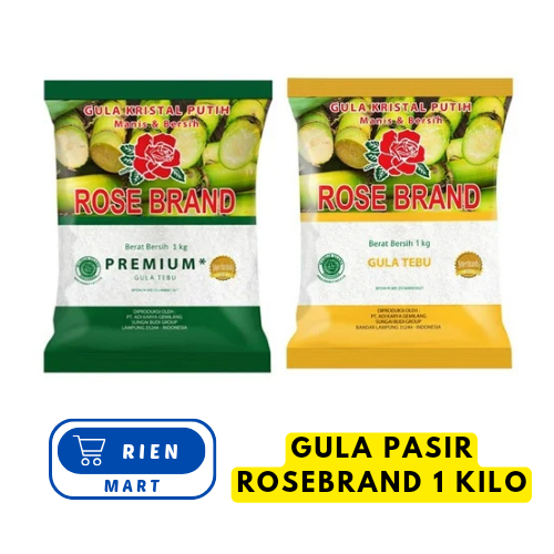 

[RIEN MART] Gula Pasir Murah - ROSEBRAND Kuning dan Hijau 1 KG