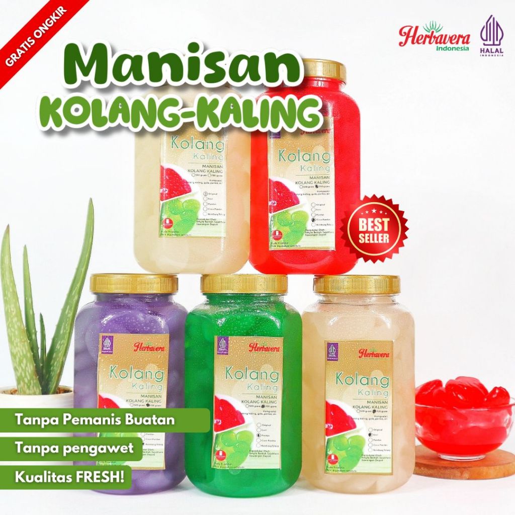 

Kolang Kaling Gula Asli Tanpa Pengawet Herbavera 700 Gram