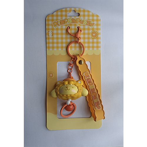 Pompompurin Family Doll Pull Ring Keychain 74855