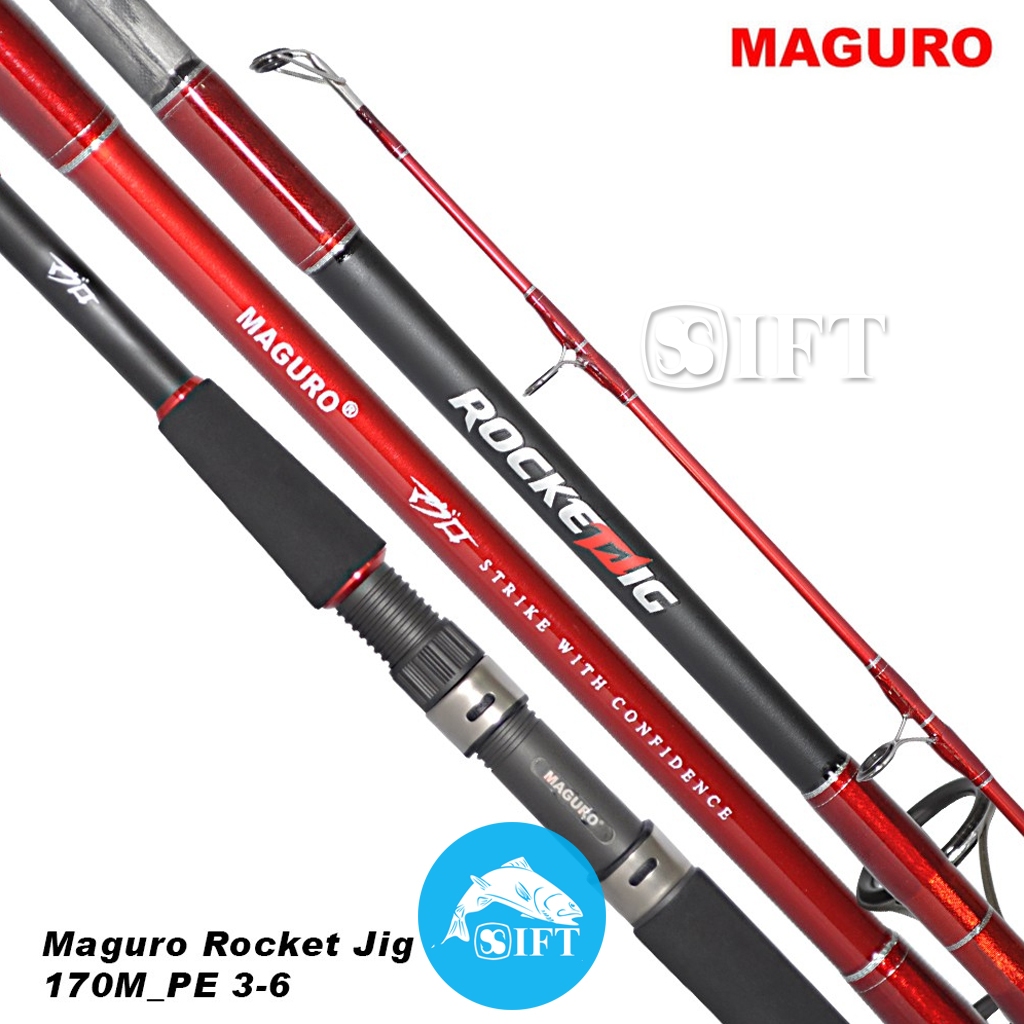 Joran Maguro ROCKET JIG | Ring Fuji | PE 1.5-4 | 3-6 | 8 | Jigging | Pancing | Laut