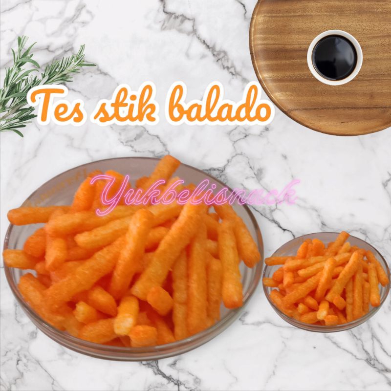 

Tes stik balado /stik pedas/stik stik/ cemilan pedas/cemilan enak/500gr