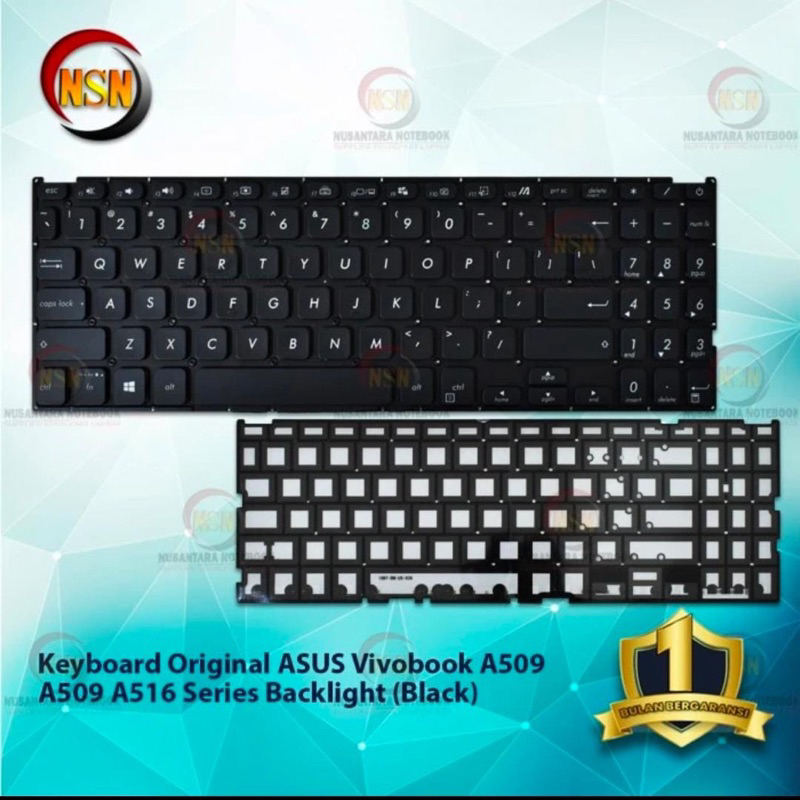 Keyboard Original Laptop ASUS Vivobook A509 A516 Backlight (Black)