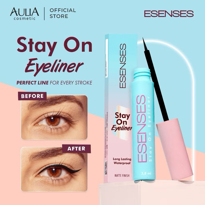 [ KUAS ] ESENSES STAY ON EYELINER WATERPROOF / EYELINER KUAS