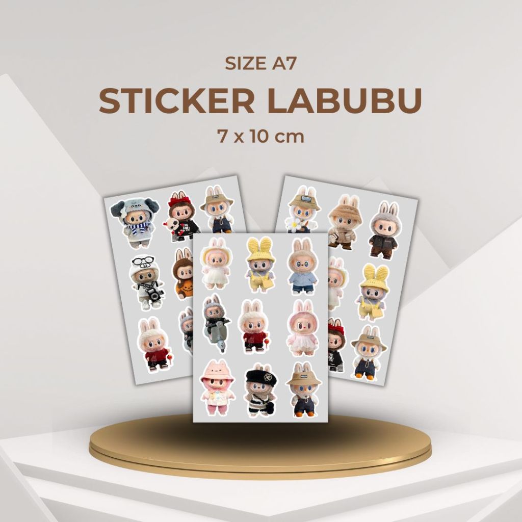 

Stiker Labubu Sticker Labubu Secret Soymilk Lhycee Berry Green Grap Sea Salt Coconut Toffee Sesame Bean Cute Deco Planner Album Scrapbook Journal Freebies Notes DIY Sticker Size A7 7 x 10 cm