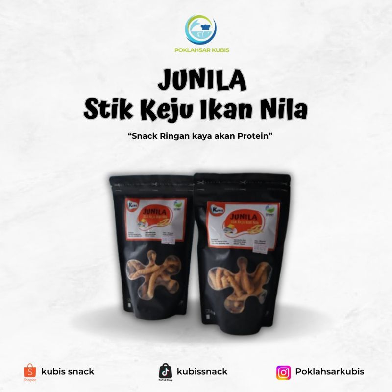 

Stik Keju Ikan Nila - Junila - Stik Keju - 100 gram