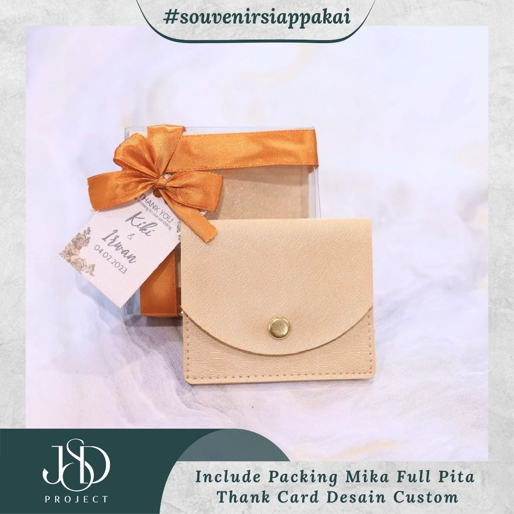 SOUVENIR PERNIKAHAN CARD HOLDER ELEGANT / CARD HOLDER 4 SLOT C2-2 INCLUED PACKING MIKA DAN PITA / SO