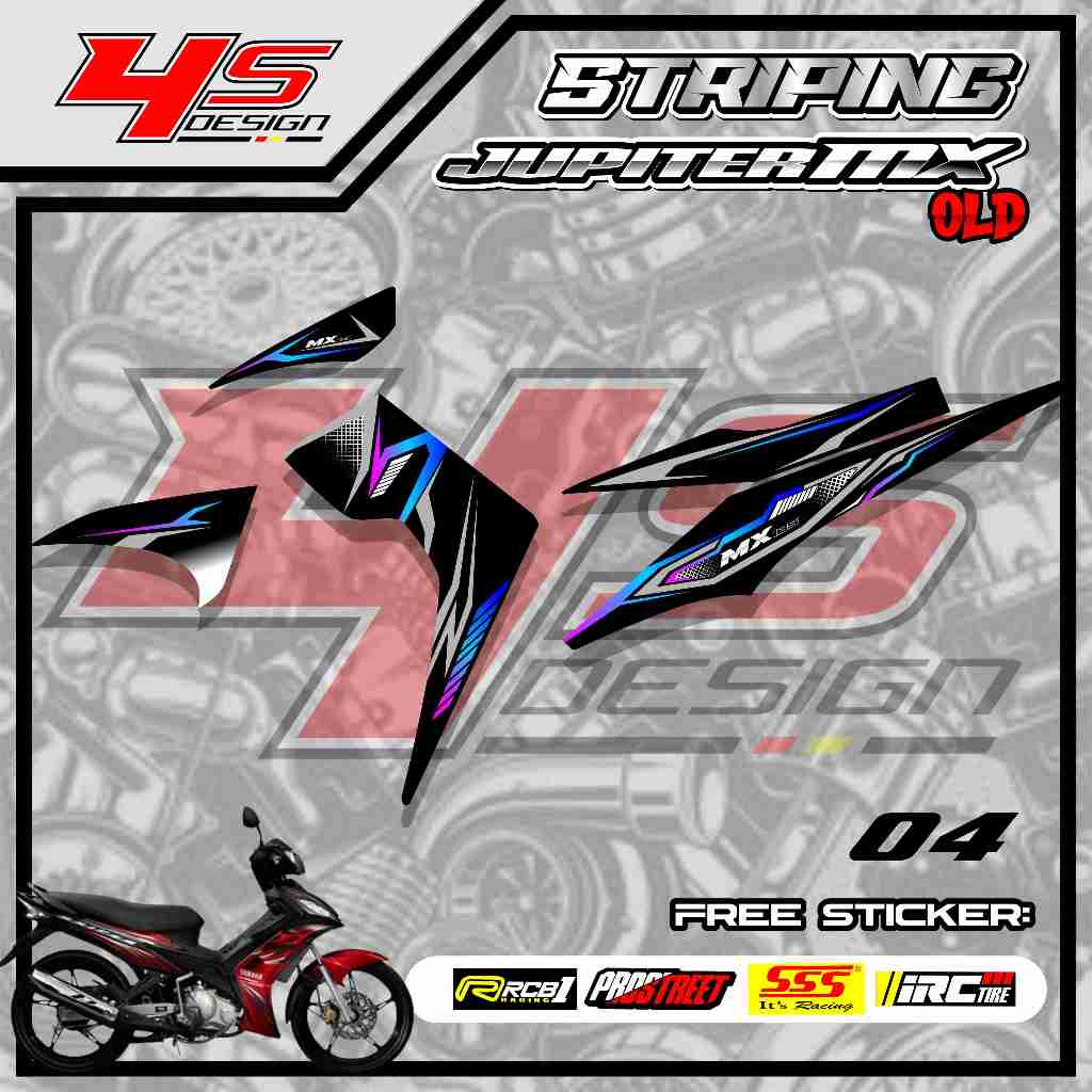 04 STICKER STRIPING JUPITER MX OLD - STICKER STRIPING JUPITER MX OLD