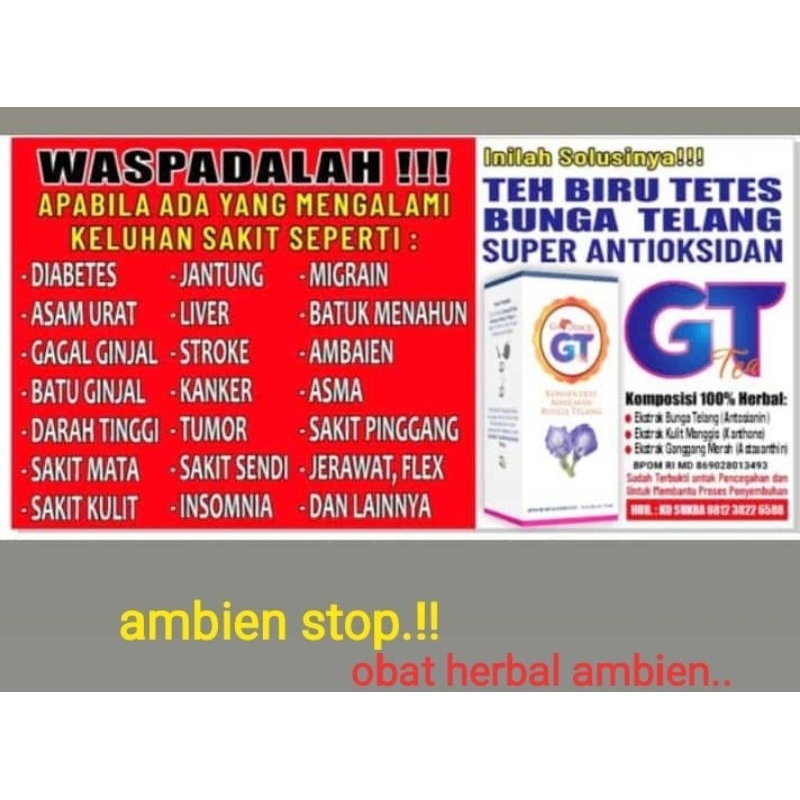 

obat herbal ambien | GT bunga telang