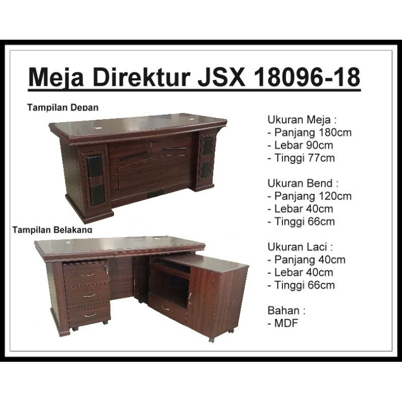 meja direktur/meja kantor/meja kerja