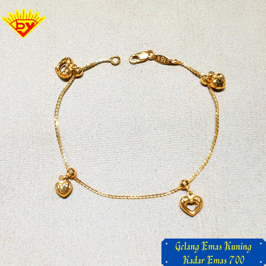 Gelang Rantai Emas Kadar Emas 700