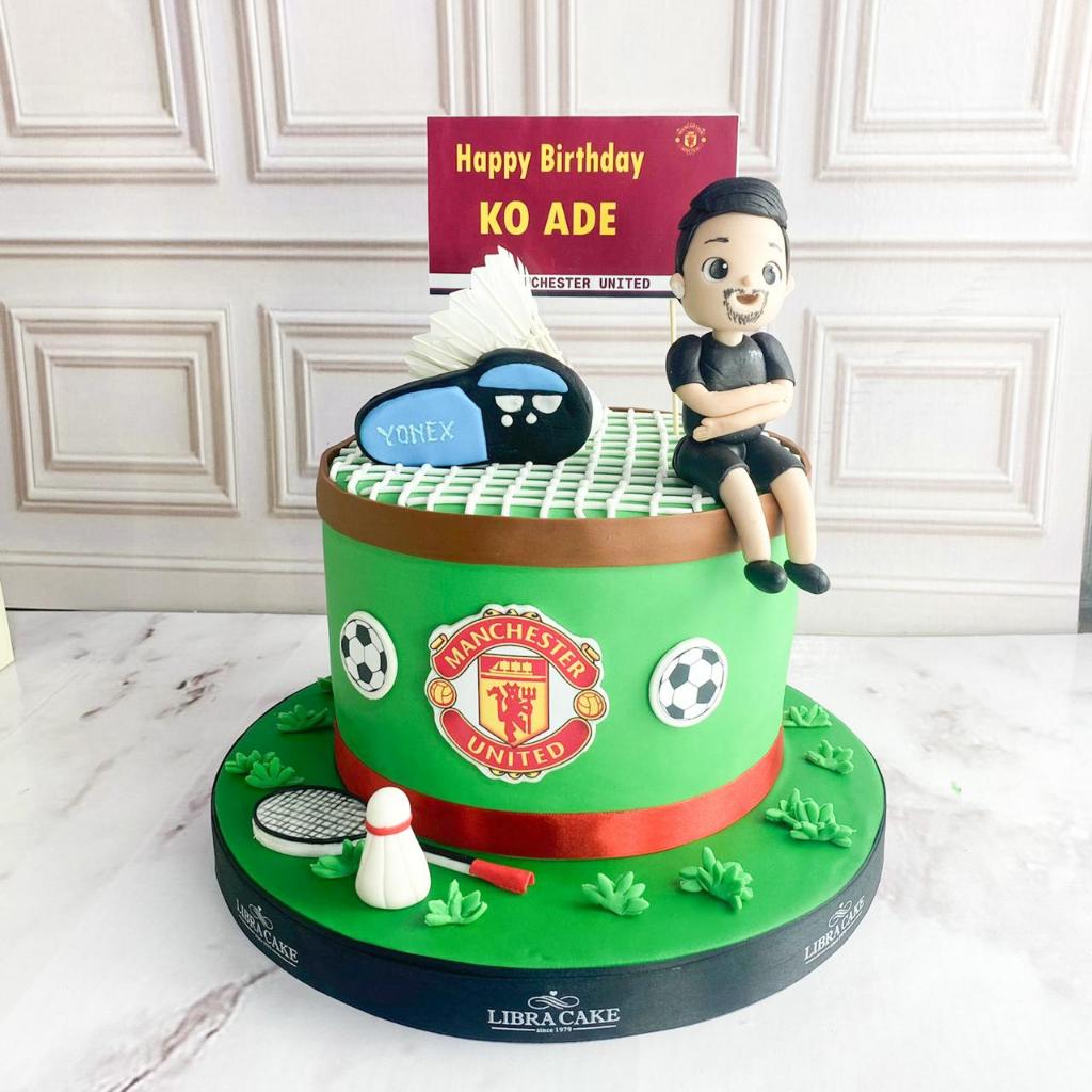 

Kue Ulang Tahun/Birthday Cake Tema Badminton/Kue Birthday Jakarta