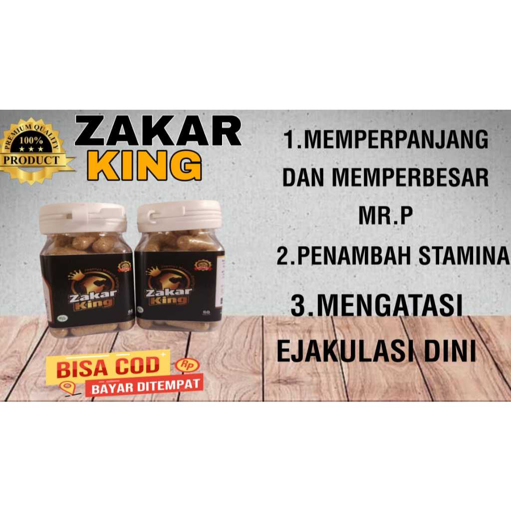 ZAKAR KING KAPSUL ORIGINAL 100% HERBAL PREMIUM