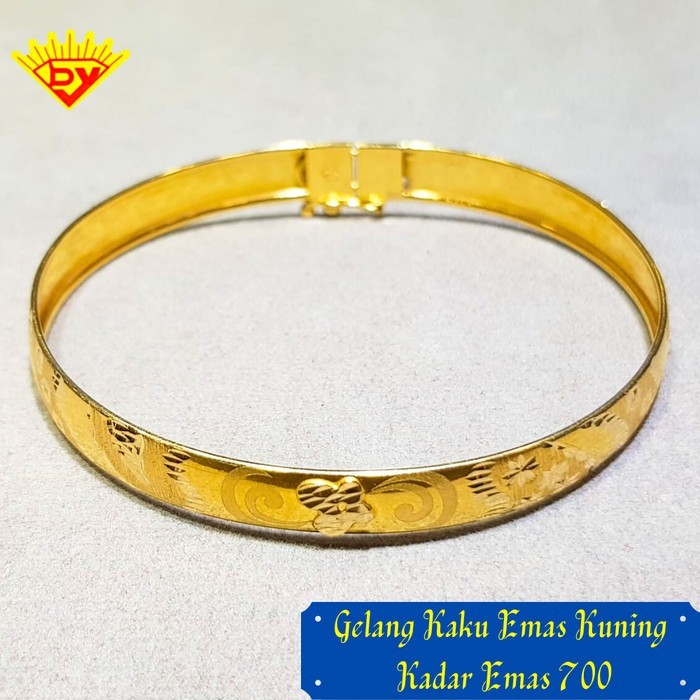 Gelang Emas Kuning Kadar Emas 700